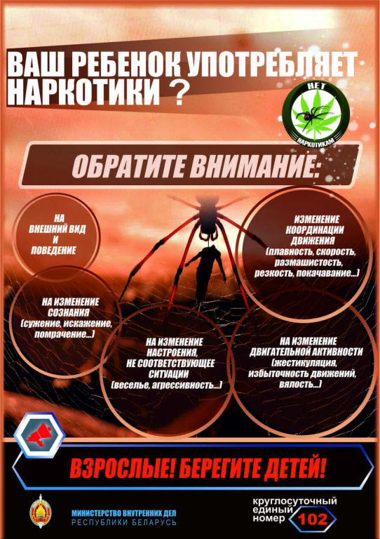 Ваш ребёнок употребляет наркотики? Постер