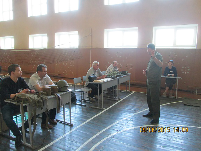 Занятия с расчётом пункта приёма личного состава фото 3