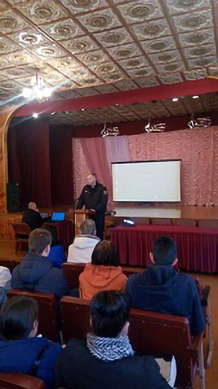 Встреча со старшим госавтоинспектором отдела ГАИ