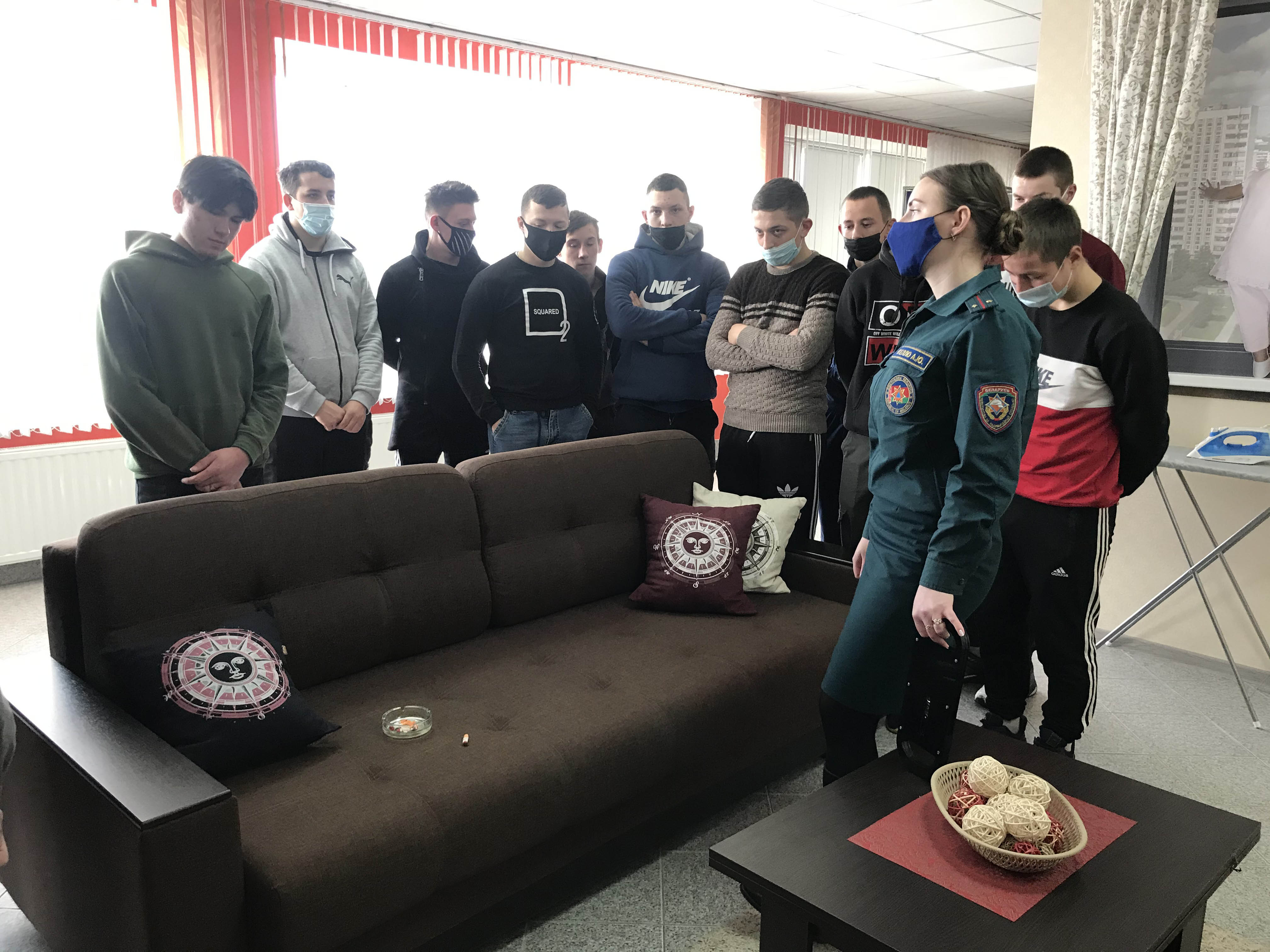 Посещение Центра безопасности Столинского РОЧС фото 1