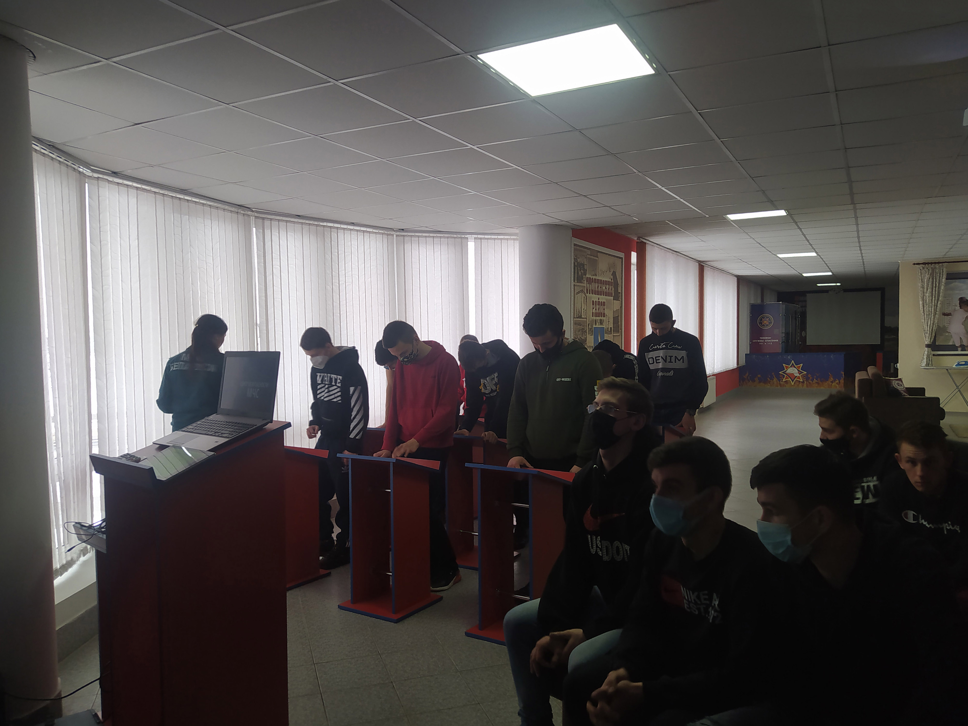 Посещение Центра безопасности Столинского РОЧС фото 10