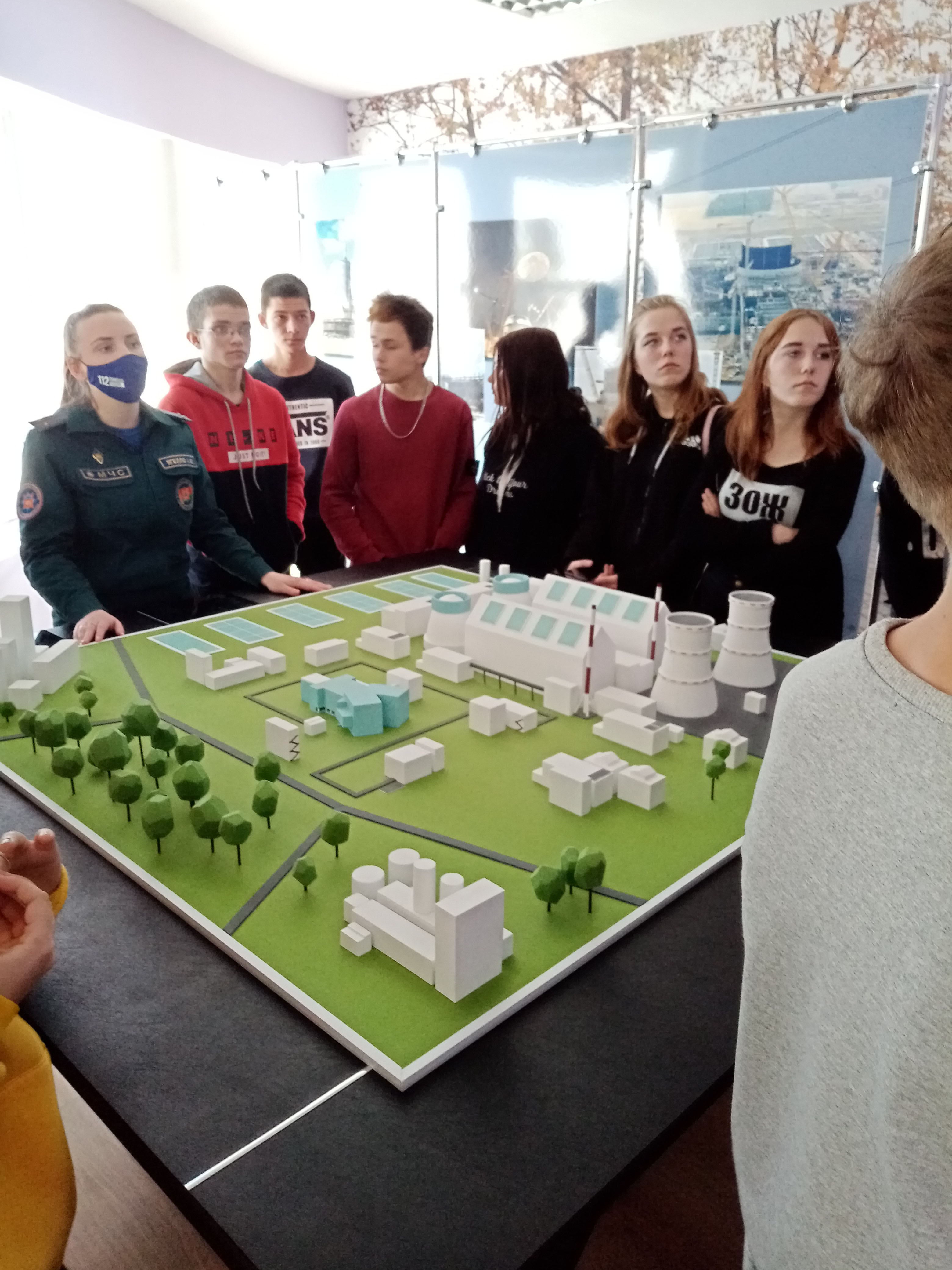 Посещение Центра безопасности Столинского РОЧС фото 5