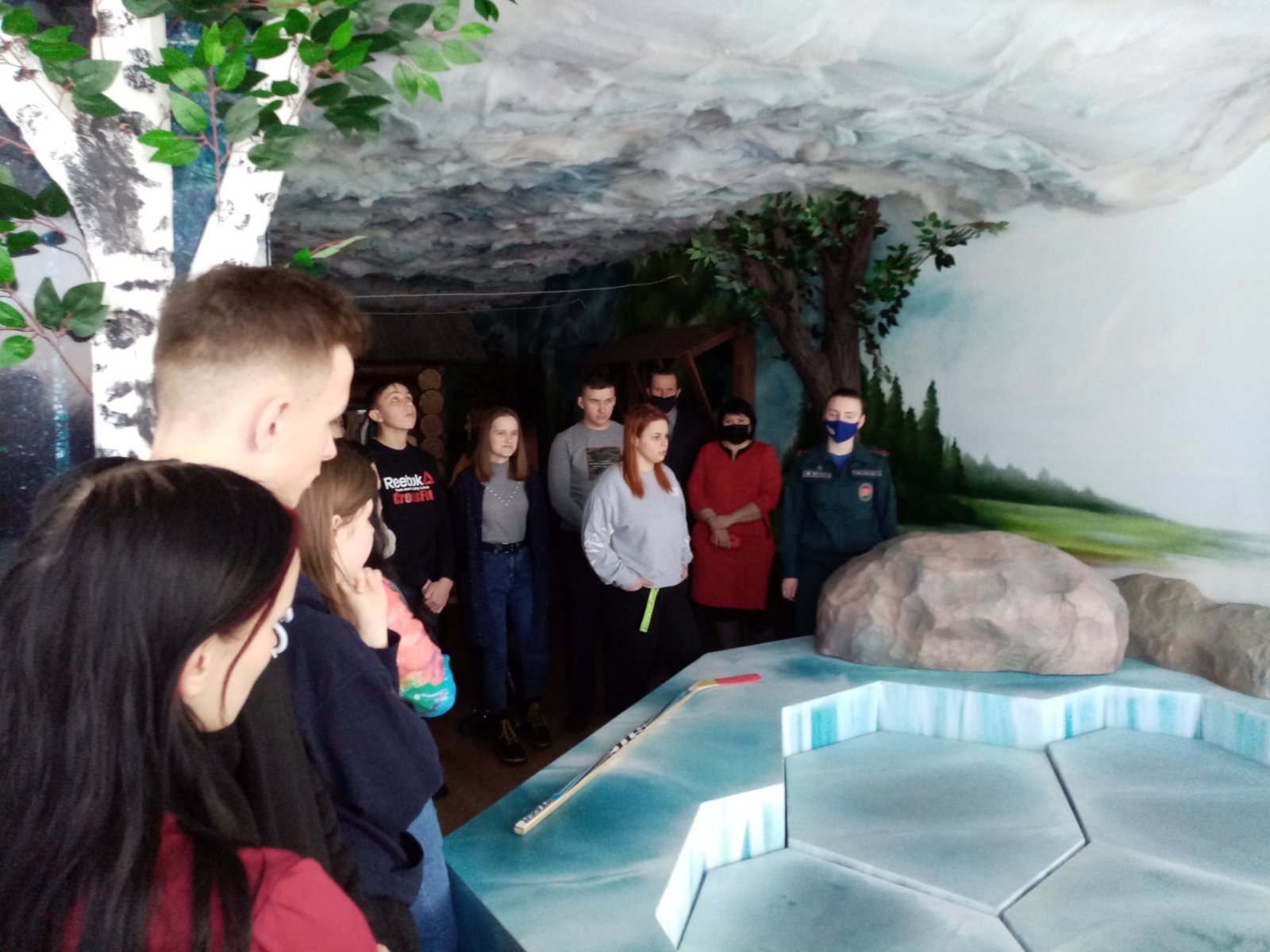 Посещение Центра безопасности Столинского РОЧС фото 4