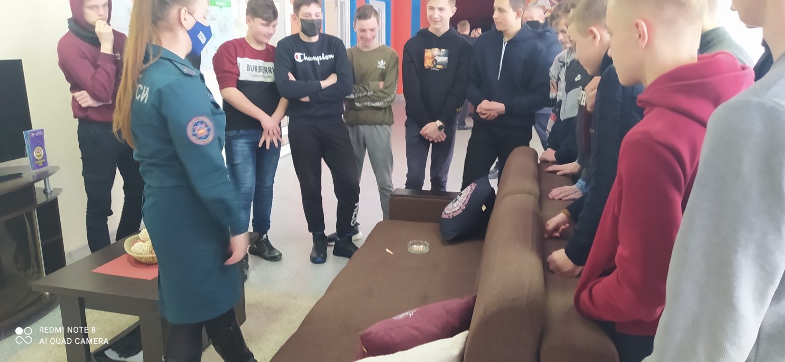 Посещение Центра безопасности Столинского РОЧС фото 5