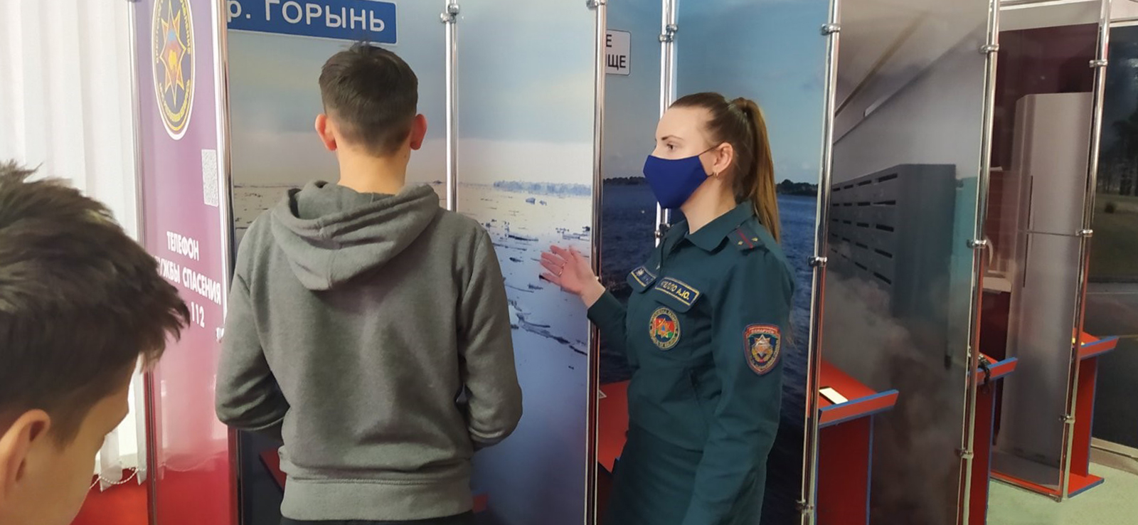 Посещение Центра безопасности Столинского РОЧС фото 6