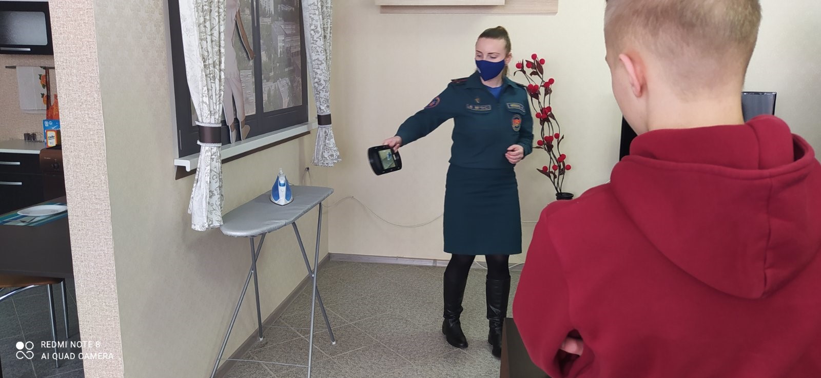 Посещение Центра безопасности Столинского РОЧС фото 9