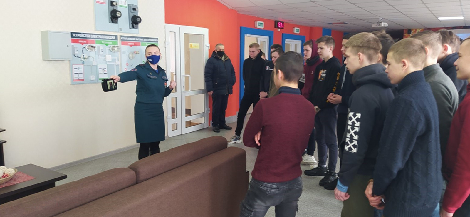 Посещение Центра безопасности Столинского РОЧС фото 18