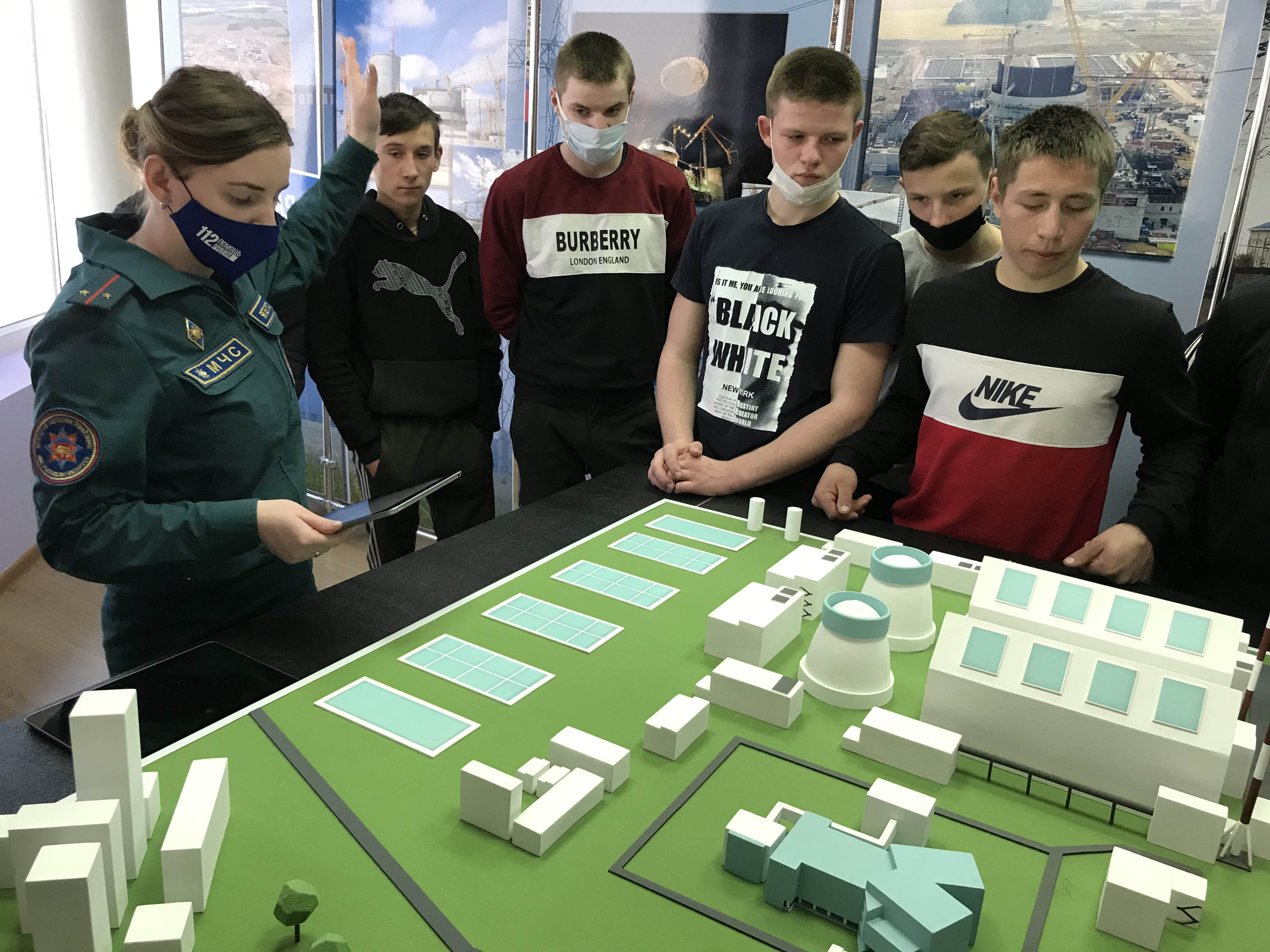 Посещение Центра безопасности Столинского РОЧС фото 6