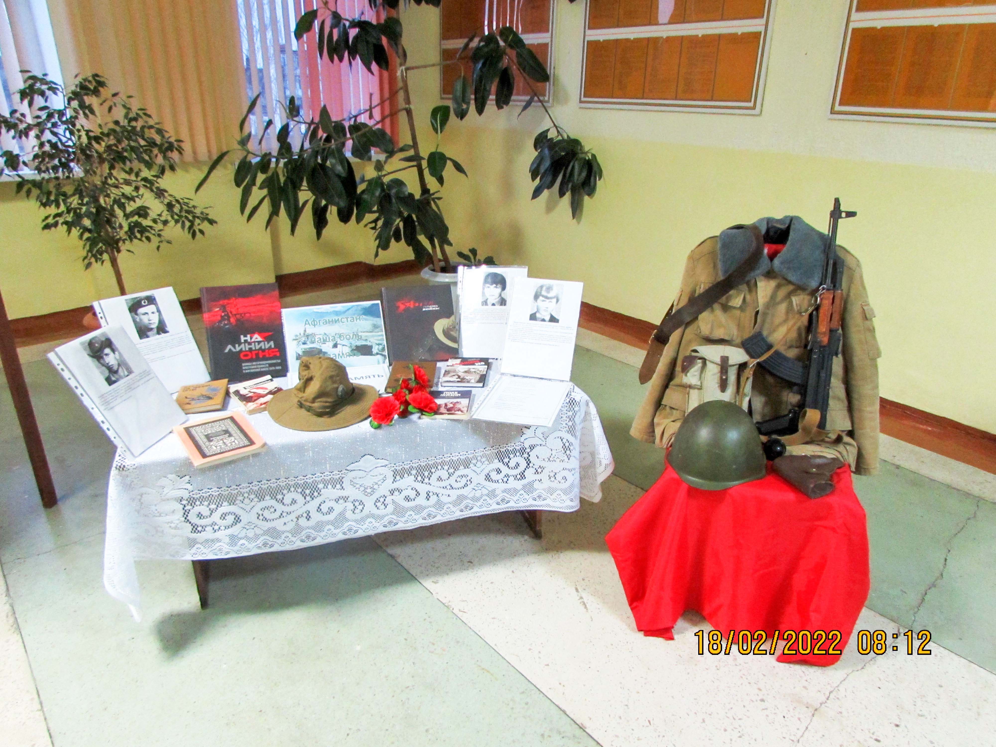 Выставка, посвящённая Дню защитника Отечества и Вооружённых Сил Республики Беларусь, а также 33-й годовщине вывода войск из Афганистана фото 3