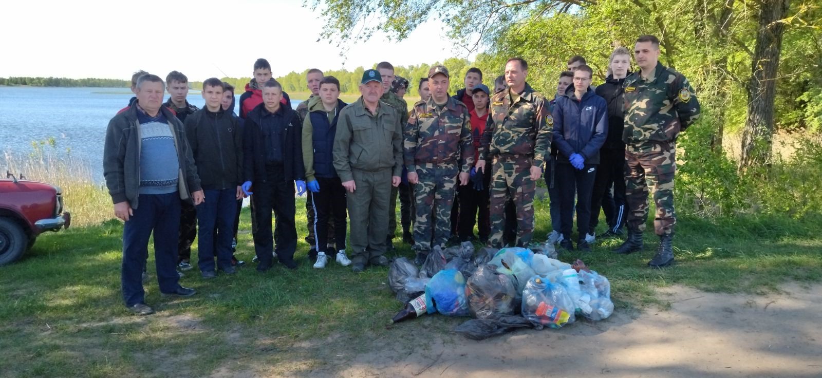 Наведение порядка около водохранилища Дубойское фото 2