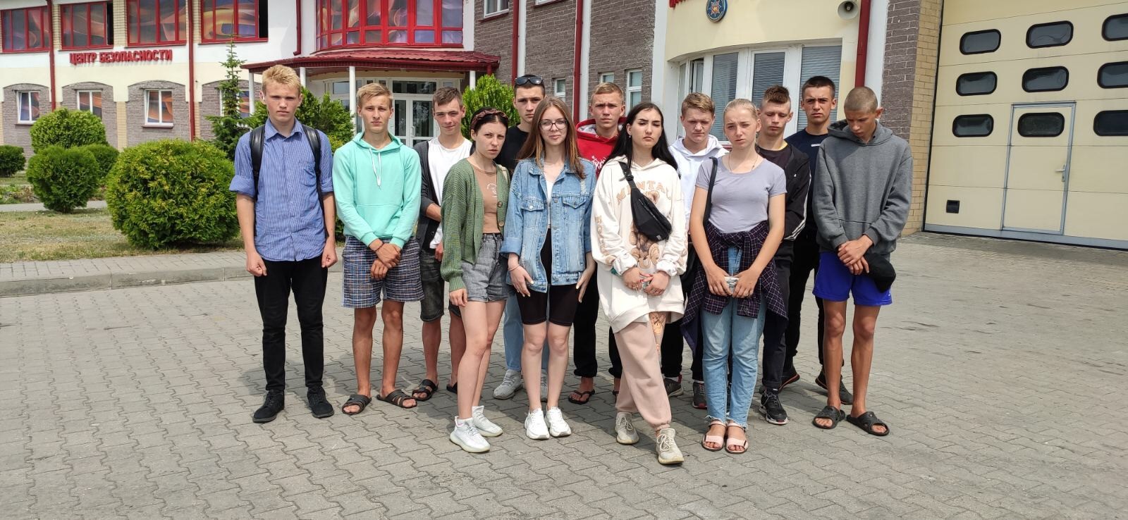 Посещение центра безопасности Столинского РОЧС фото 2