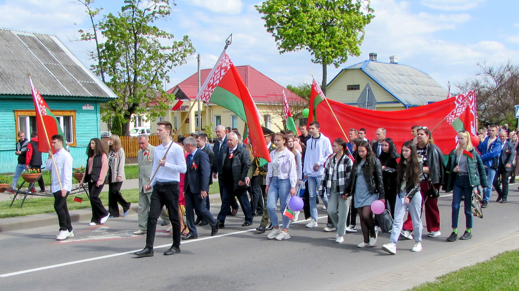 Празднование годовщины Великой Победы фото 7