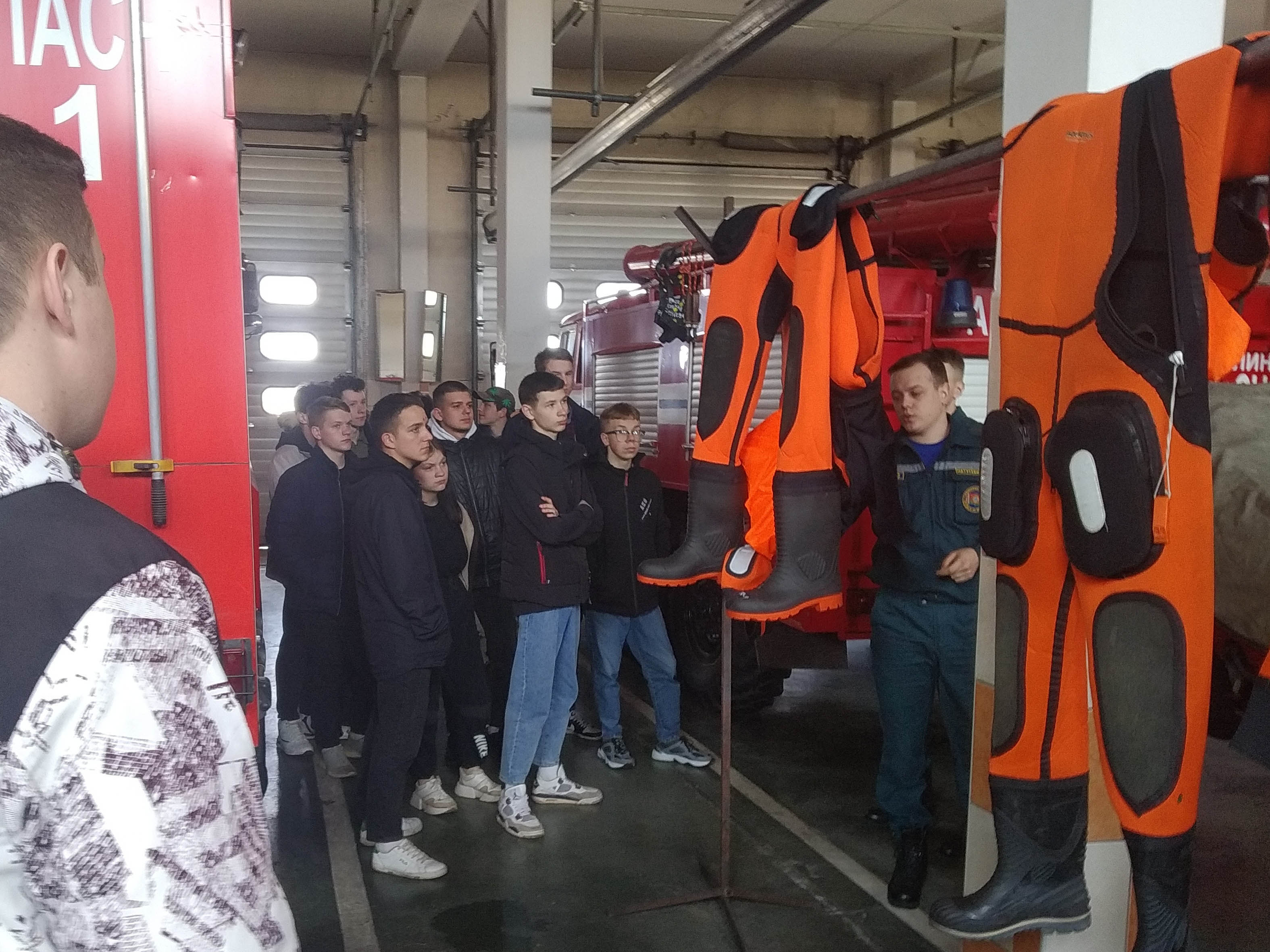 Посещение пожарной части фото 4