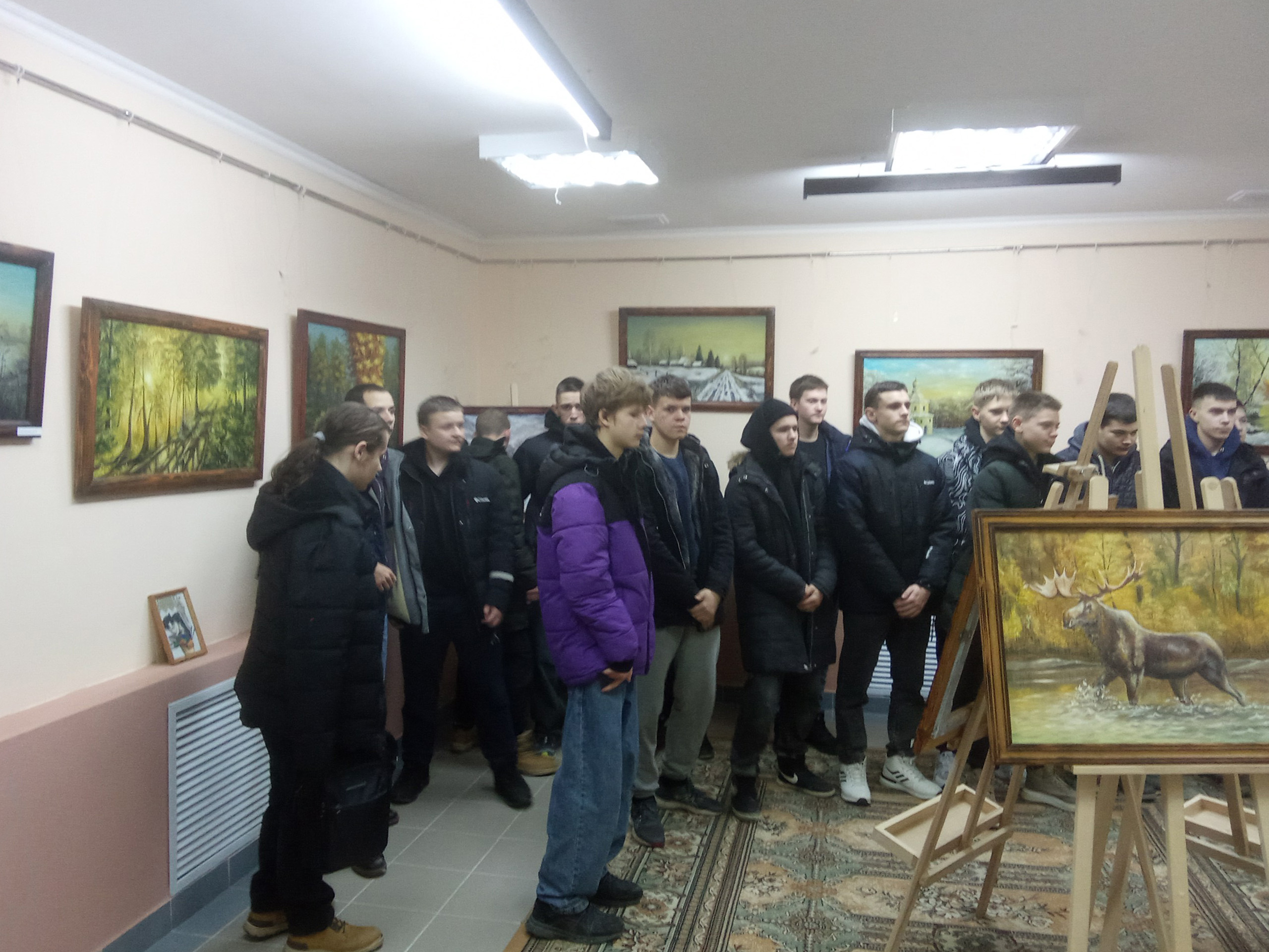 Посещение выставочного зала фото 4