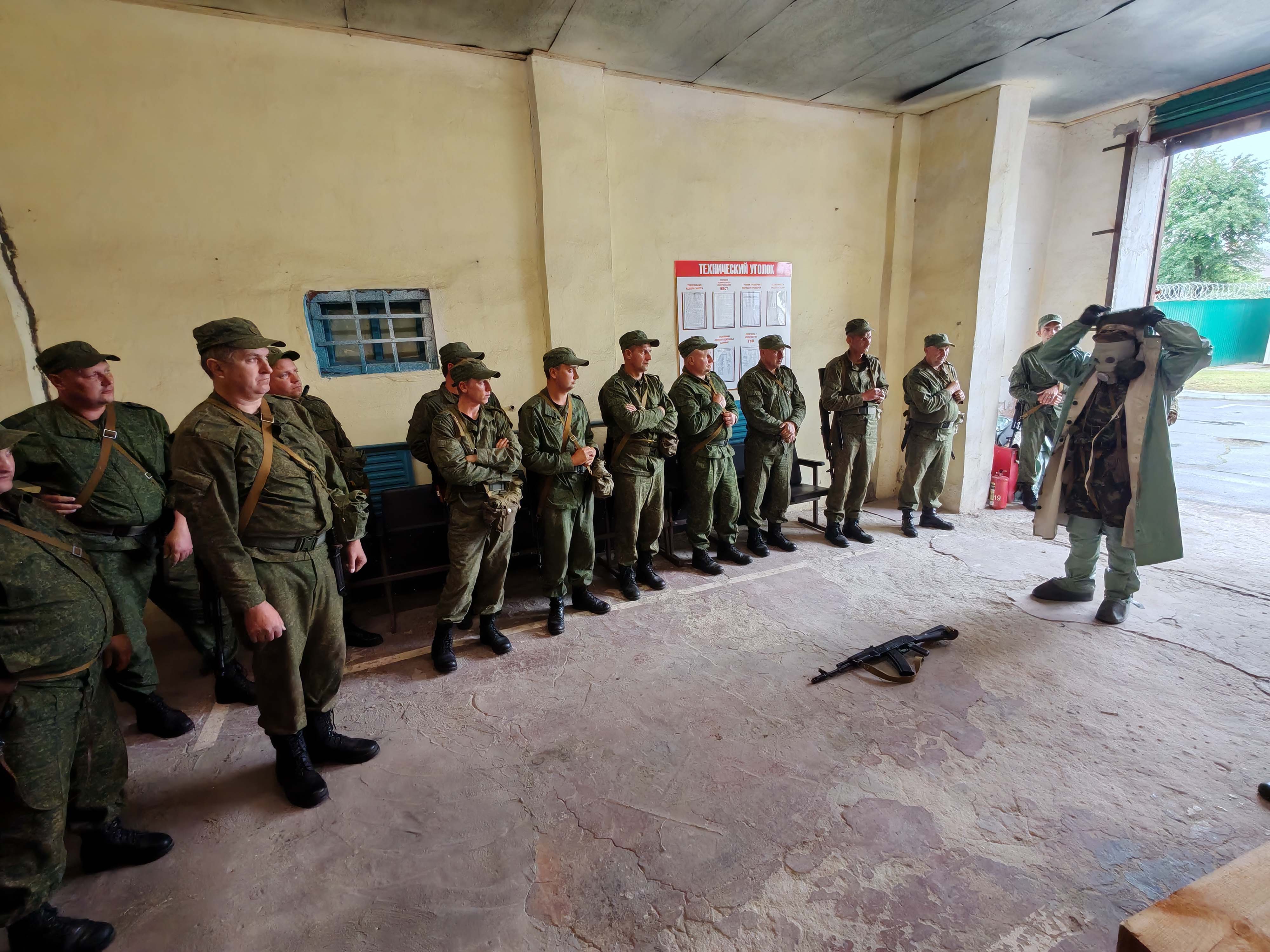 Учения с военнообязанными фото 9