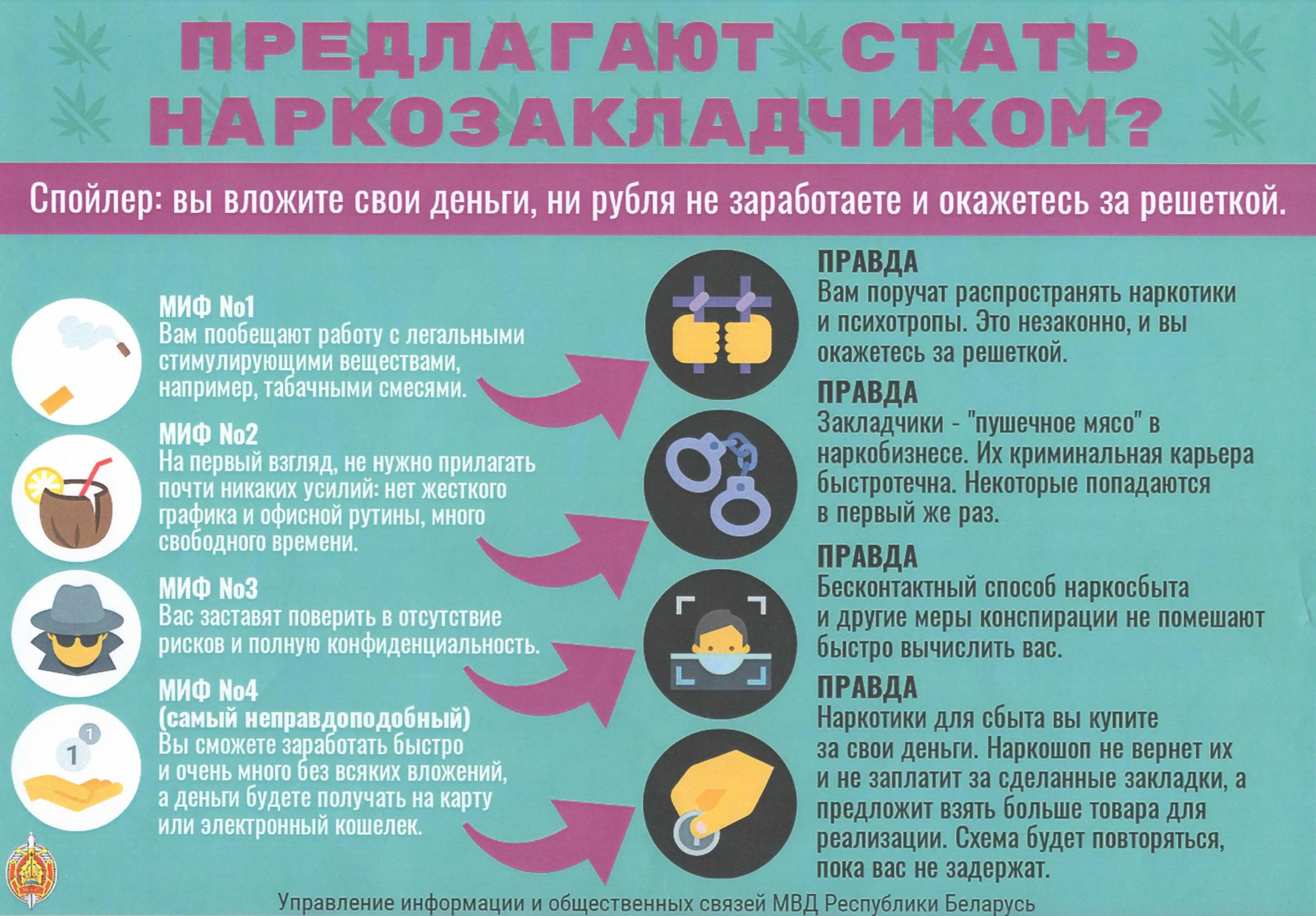 Предлагают стать наркозакладчиком Постер